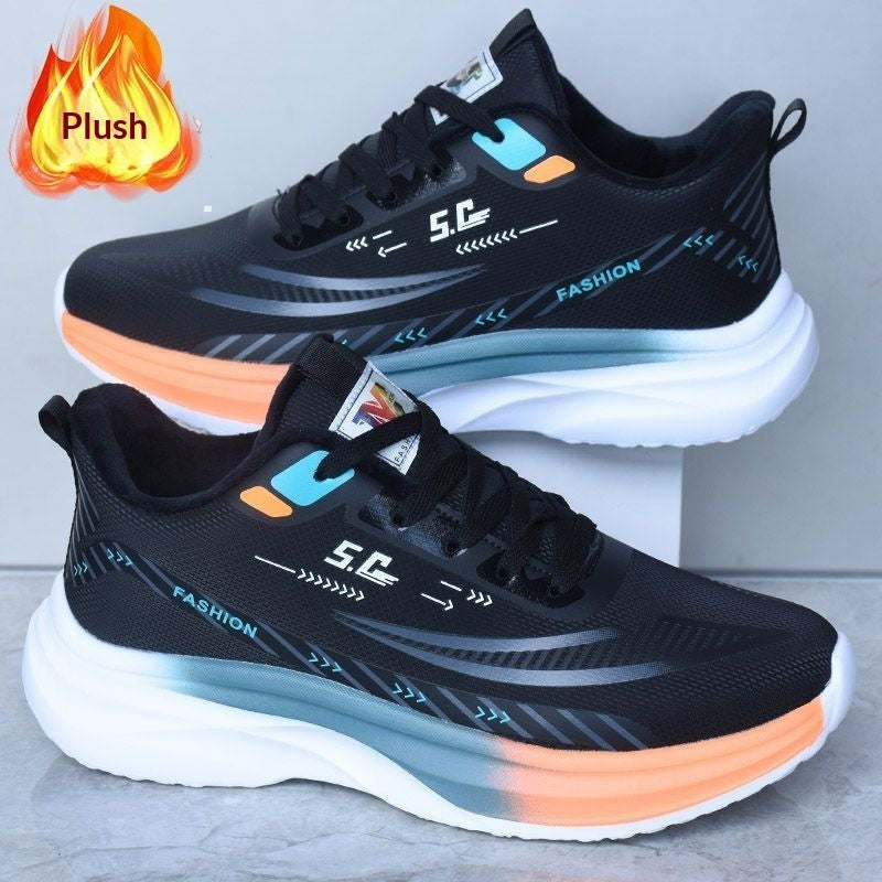Men's Waterproof Slip-On Sneakers | Soft-Sole Leather Athletic Casual Shoes