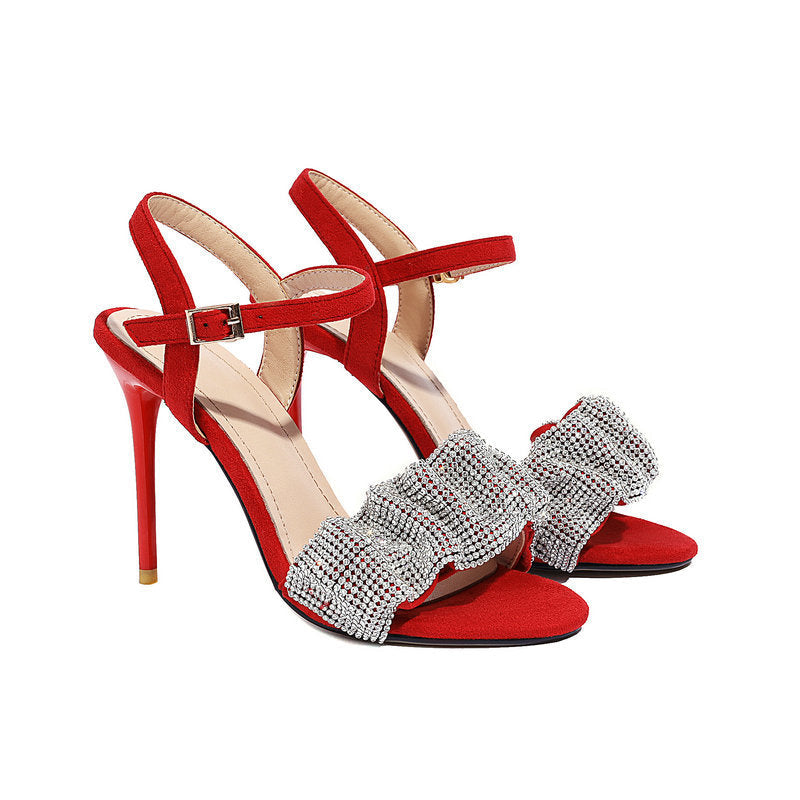 Women's Cutout Platform Sandals | Open-Toe High Heel Shoes