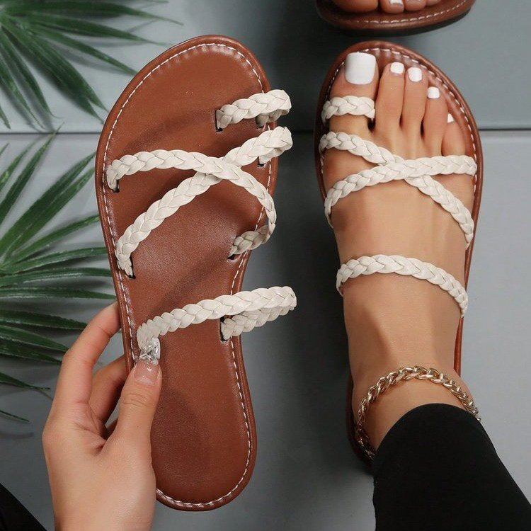 Women's Faux Fur Lined Slippers | Cozy Wool Inner Slip-On House Shoes