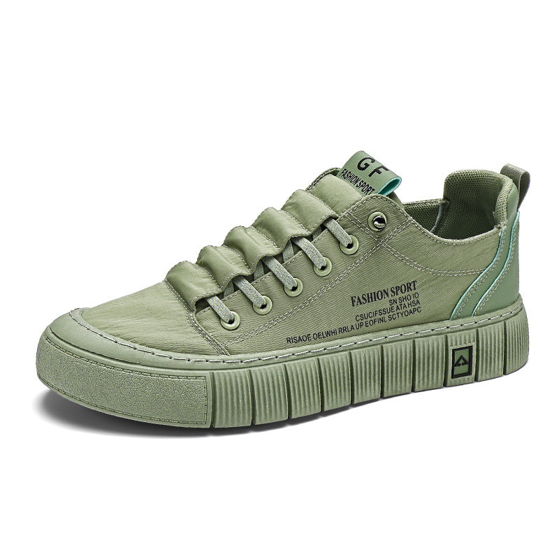 Men's Breathable Ice Silk Slip-On Sneakers - Lightweight Casual Walking Shoes