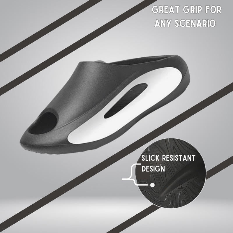 Peep Toe EVA Slippers – Unisex Hollow Sports Beach Slides