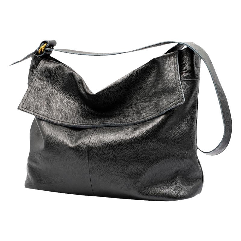 Women's Genuine Leather Crossbody Bag – Urban Minimalist Shoulder Bag