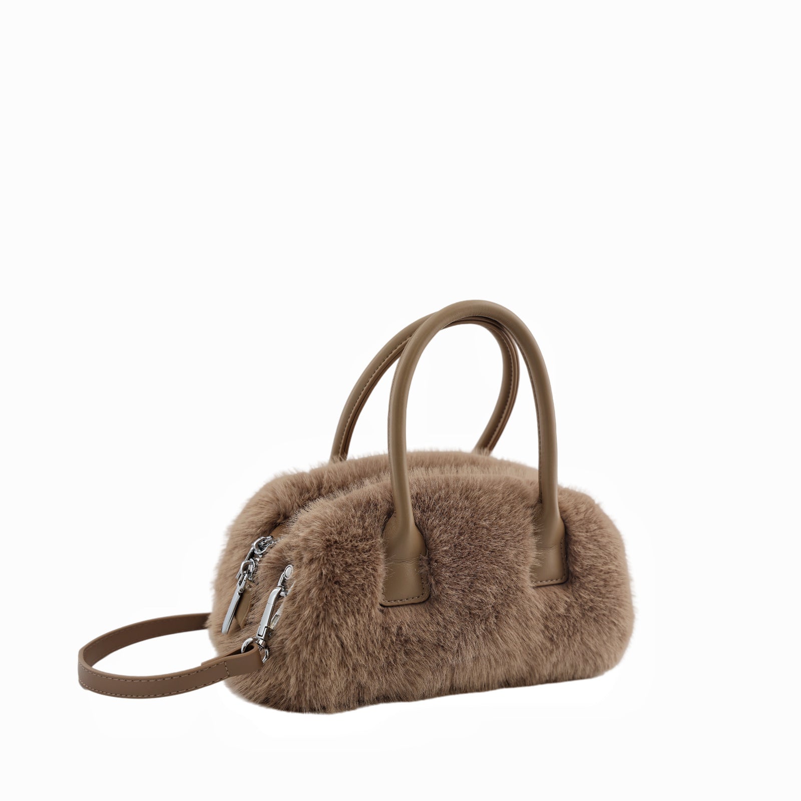 Faux Mink Fur Tote Bag