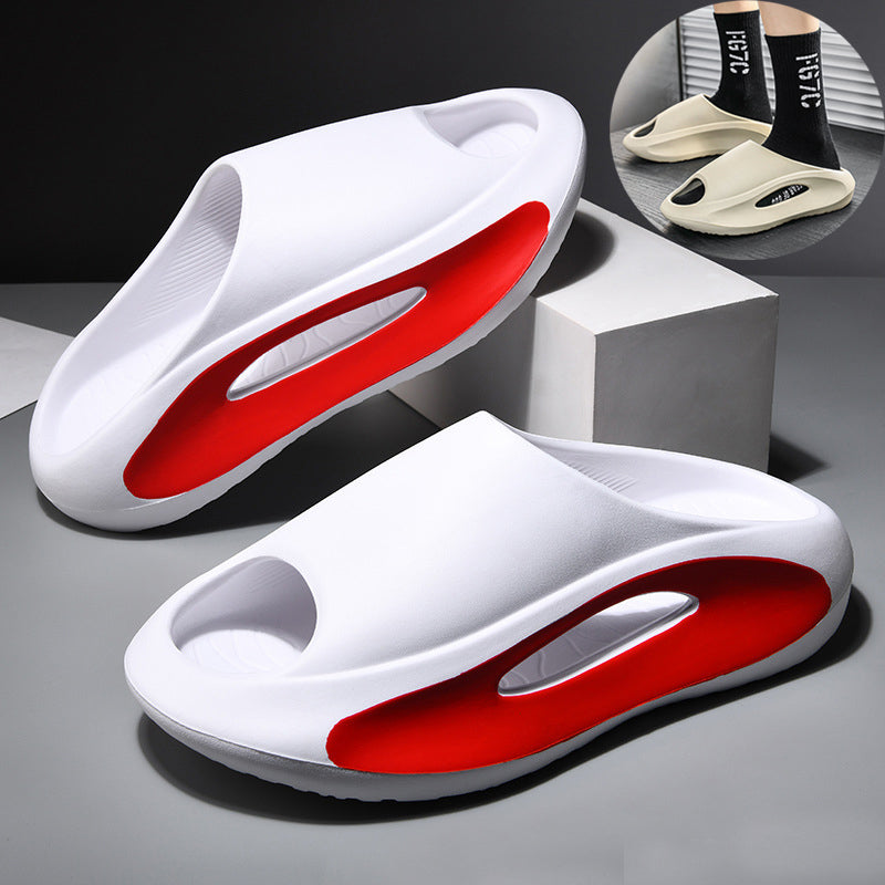 Peep Toe EVA Slippers – Unisex Hollow Sports Beach Slides