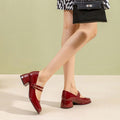 Women's French-Style Chunky Heel Mary Jane Shoes | Spring Summer Heels