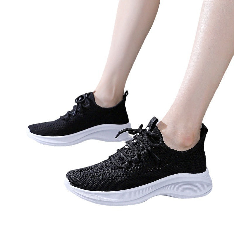 Women's Mesh Sneakers - Korean Style Casual Summer Shoes