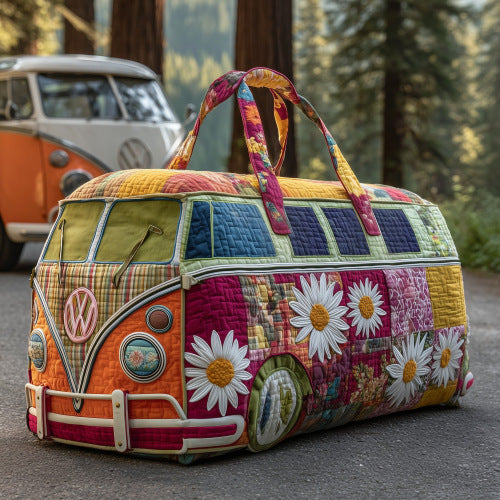Quilted Embroidery Travel Tote Bag - Multifunctional Sports & Fitness Duffle for Women & Men