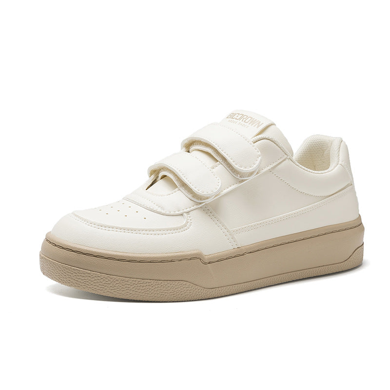 Korean Style Breathable White Sneakers