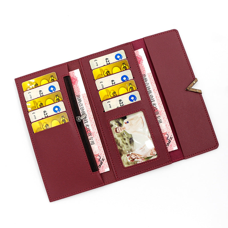 Long Wallet | PU Leather Multi-Card Organizer