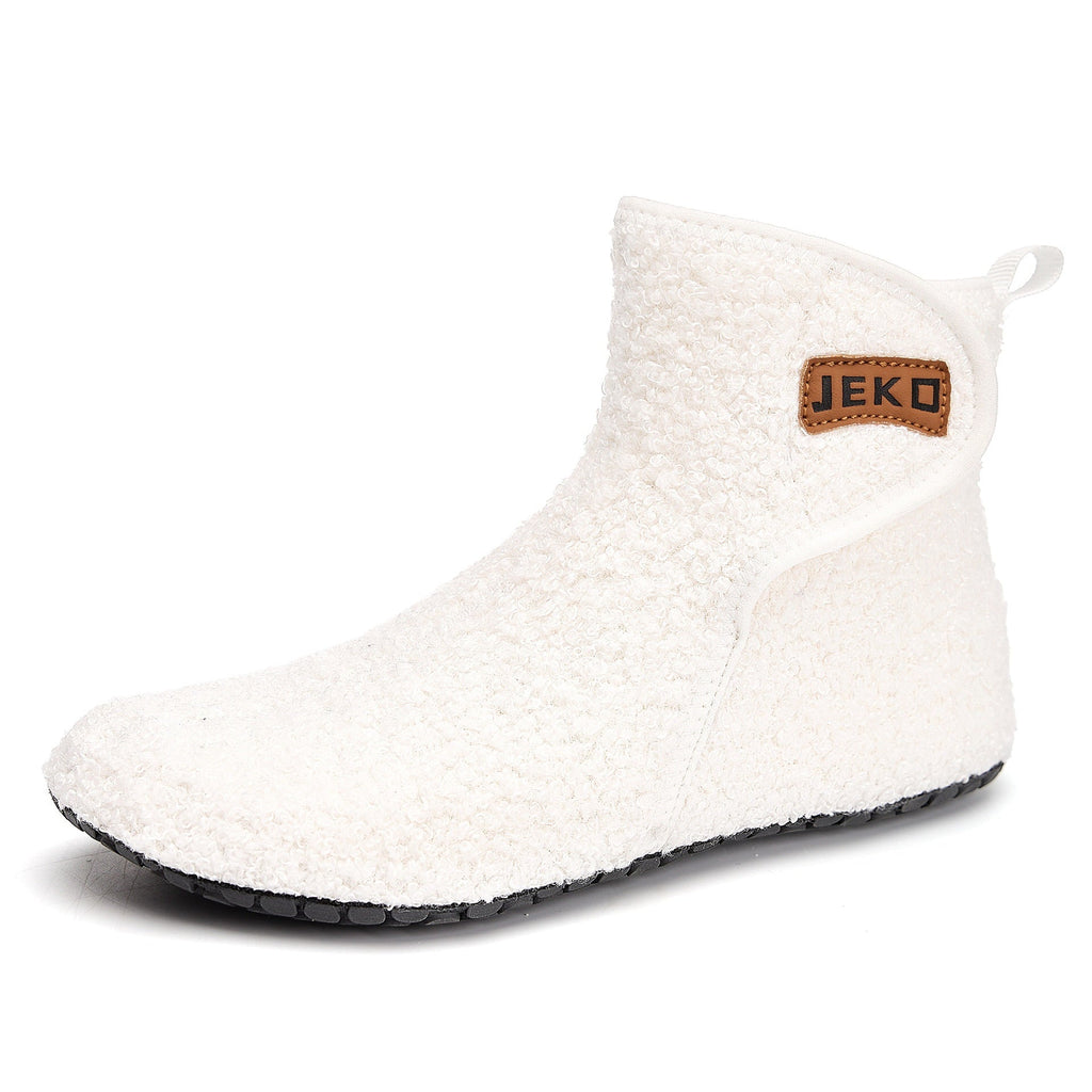 Women's Non-Slip Indoor Snow Boots | Warm Fleece-Lined Home Slippers