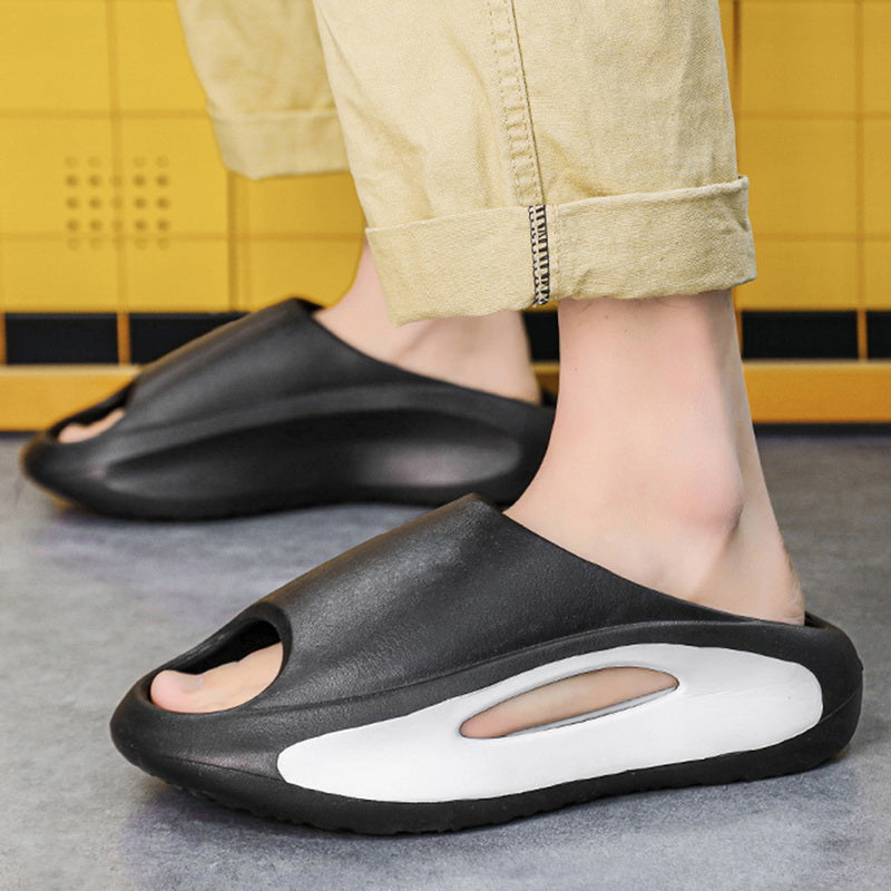 Peep Toe EVA Slippers – Unisex Hollow Sports Beach Slides