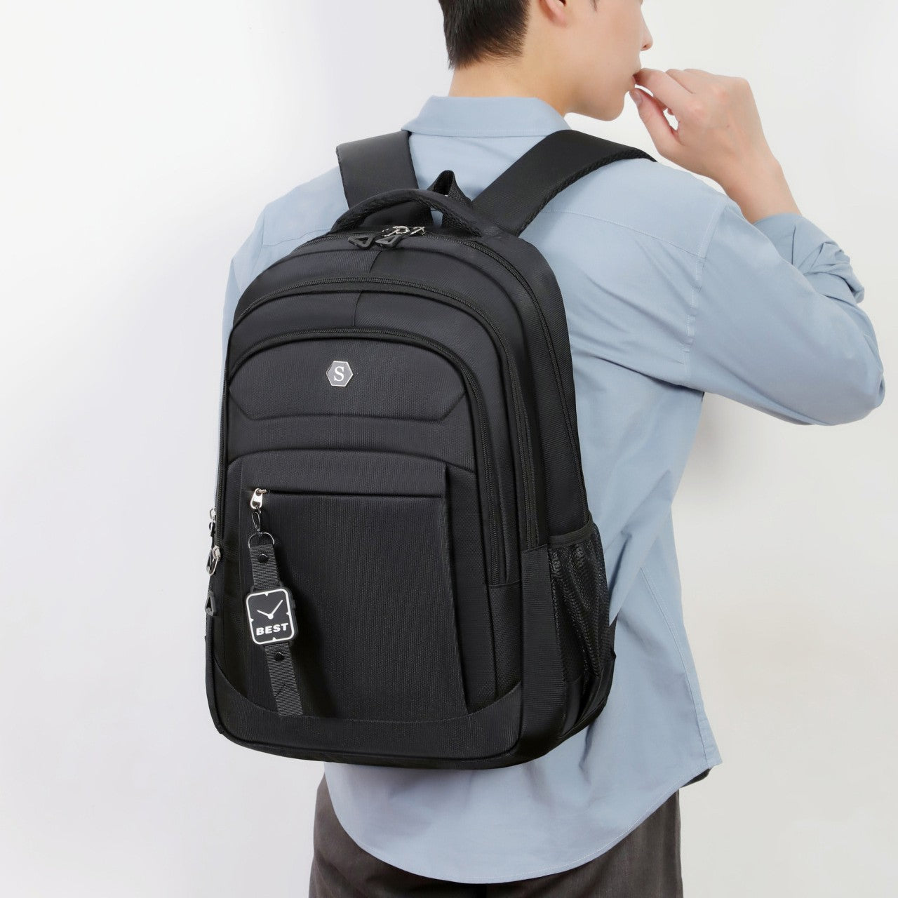 Stylish Travel Backpack for College Students & Business Professionals - High Capacity Laptop Bag