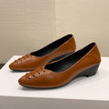Women's Slip-On Loafers | Soft PU Leather Non-Slip Wedge Flats