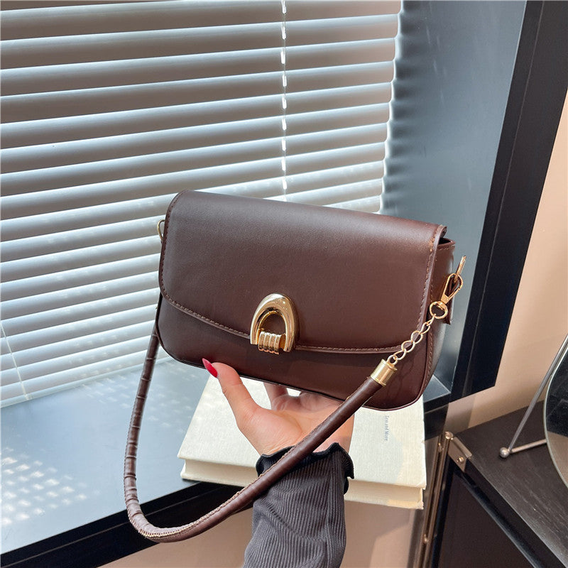 Women's PU Leather Crossbody Bag | Adjustable Strap Zipper Shoulder Handbag