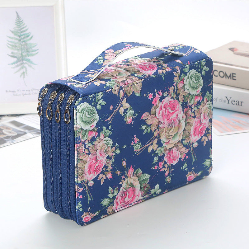 200-Compartment Art Supply Organizer Tote Bag