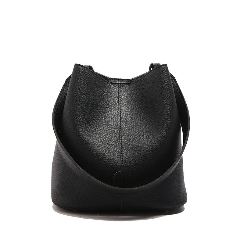 Winter Bucket Bag Set - Minimalist Crossbody Shoulder Bag for Women