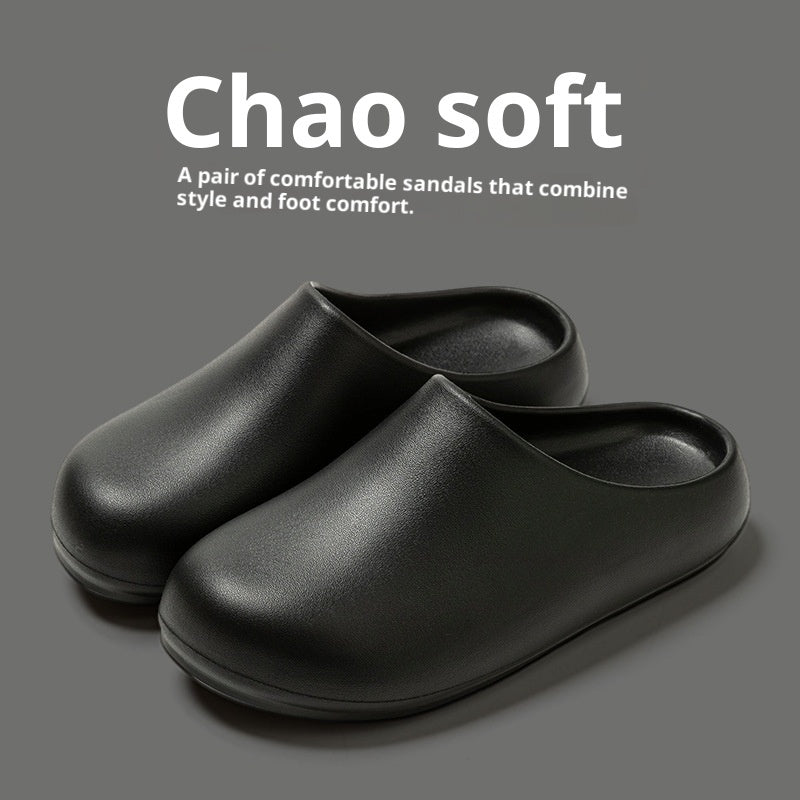 EVA Closed-Toe Slippers – Non-Slip, Waterproof & Oil-Resistant Outdoor Footwear for Men & Women