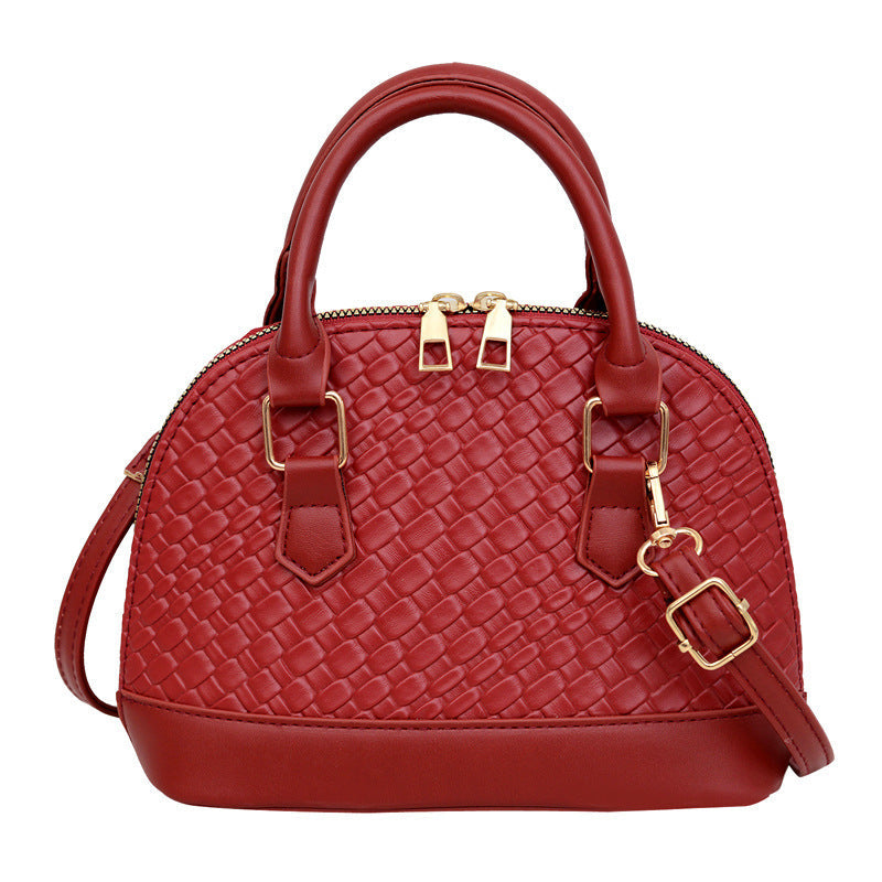 Women's Shell-Shape PU Leather Crossbody & Shoulder Bag | Casual Streetwear Handbag