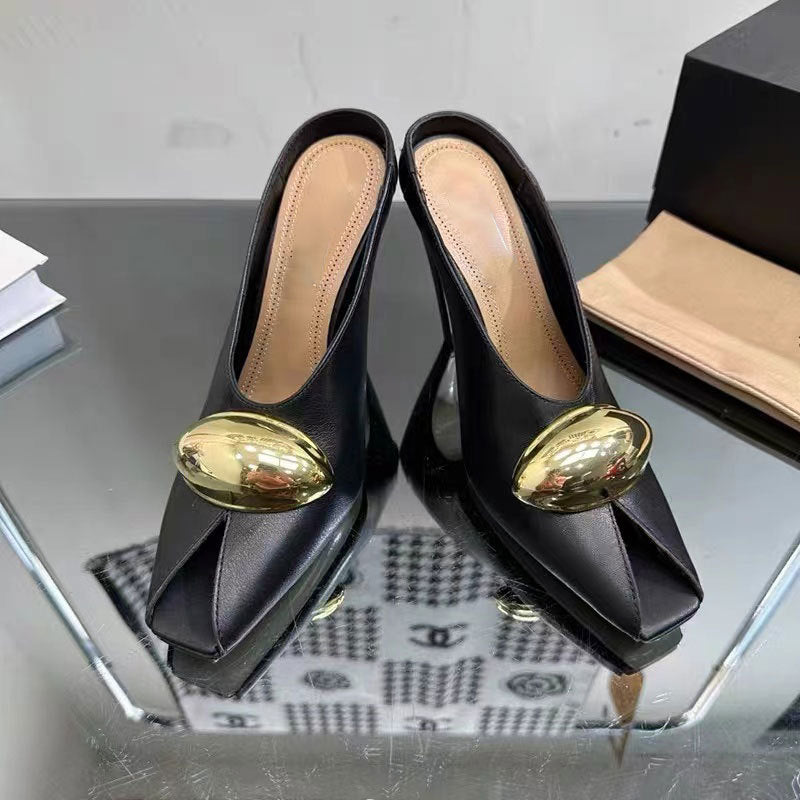 Square Toe Patent Leather High Heel Pumps With Buckle Strap | Women's Dress Shoes