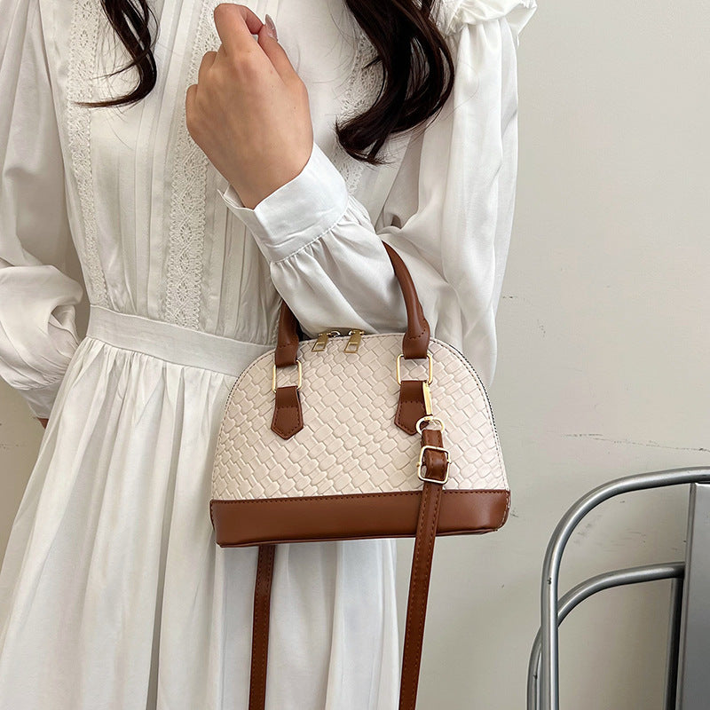 Women's Shell-Shape PU Leather Crossbody & Shoulder Bag | Casual Streetwear Handbag