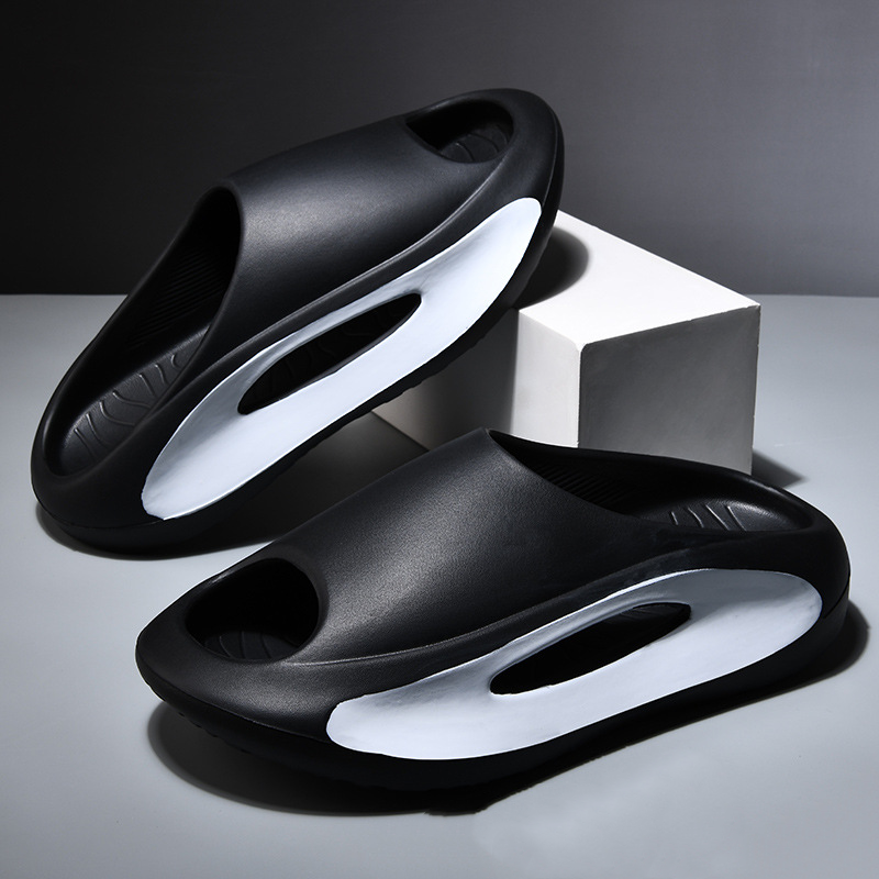 Peep Toe EVA Slippers – Unisex Hollow Sports Beach Slides