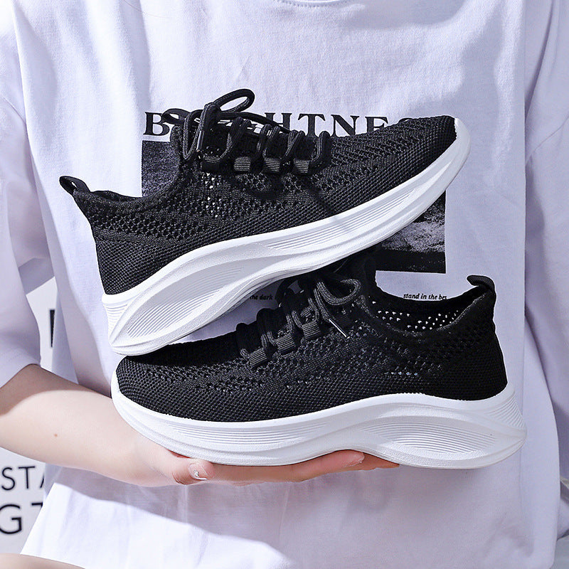 Women's Mesh Sneakers - Korean Style Casual Summer Shoes