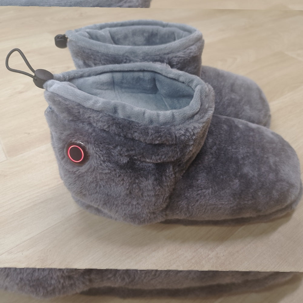 Electric Heated Warming Slippers & Booties – USB Foot Warmer Shoes for Men & Women