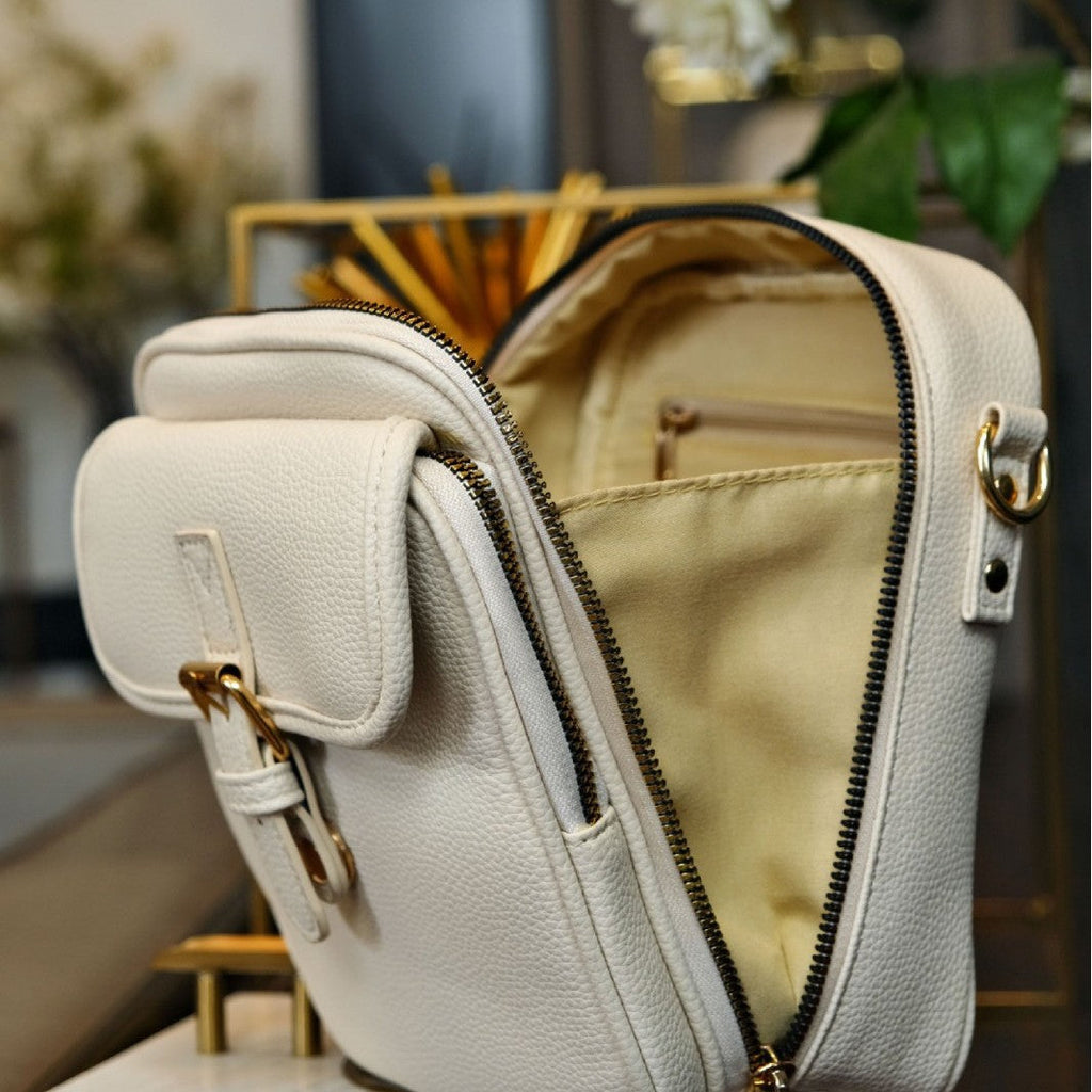 Women's Crossbody Phone Bag - Compact Messenger Shoulder Bag with Multiple Compartments