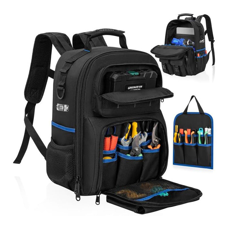 Detachable Tool Storage Bag – Oxford Cloth Hardware Organizer Backpack