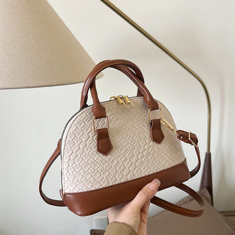 Women's Shell-Shape PU Leather Crossbody & Shoulder Bag | Casual Streetwear Handbag