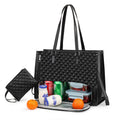 2-in-1 Tote & Lunch Bag Combo - Extra Large Capacity with Insulated Lunch Compartment