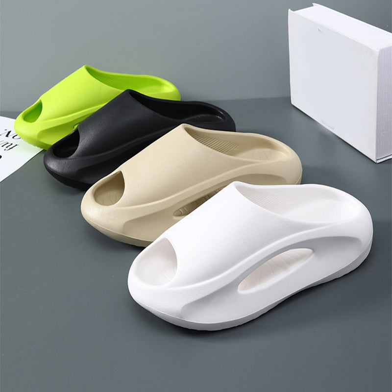 Peep Toe EVA Slippers – Unisex Hollow Sports Beach Slides