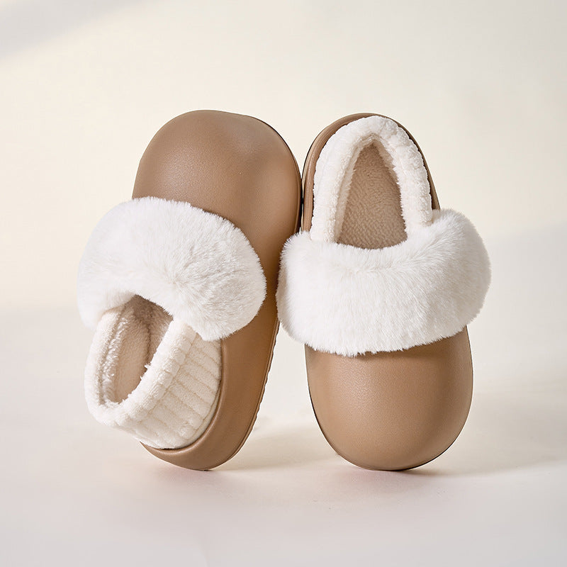 Men's Waterproof Detachable Cotton Slippers
