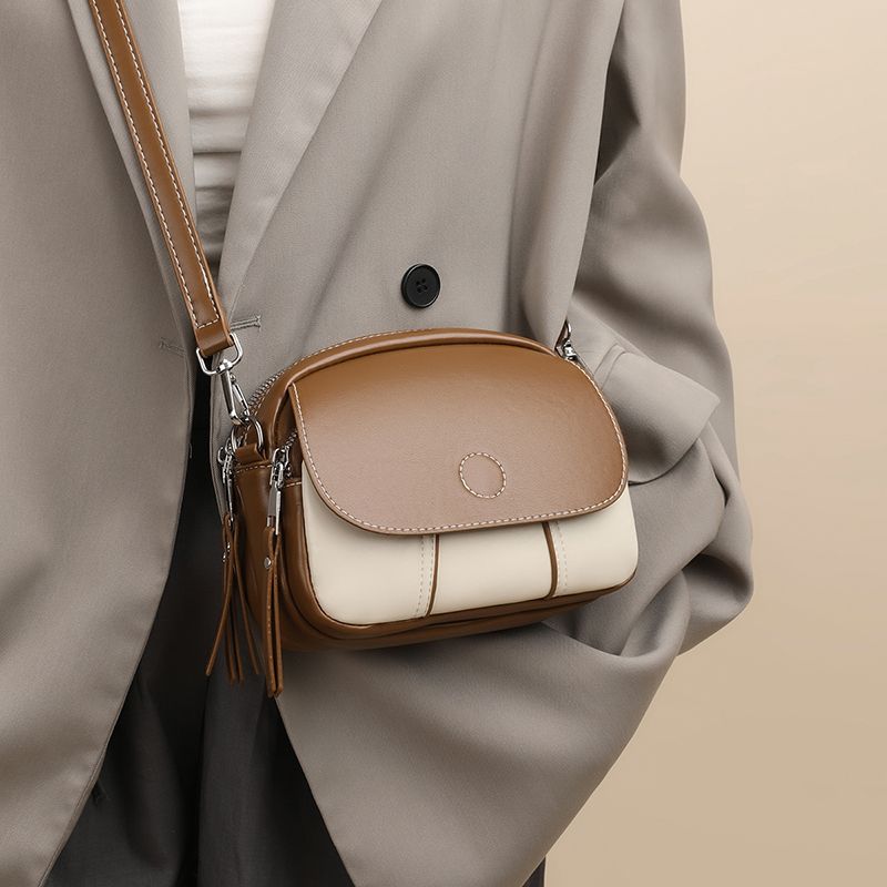 Women's Mini Crossbody Bag - Versatile PU Leather Shoulder Bag with Adjustable Strap