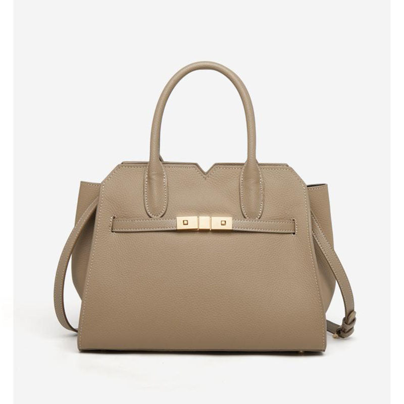 Women's Top-Grain Leather Tote Bag | Premium Structured Handbag