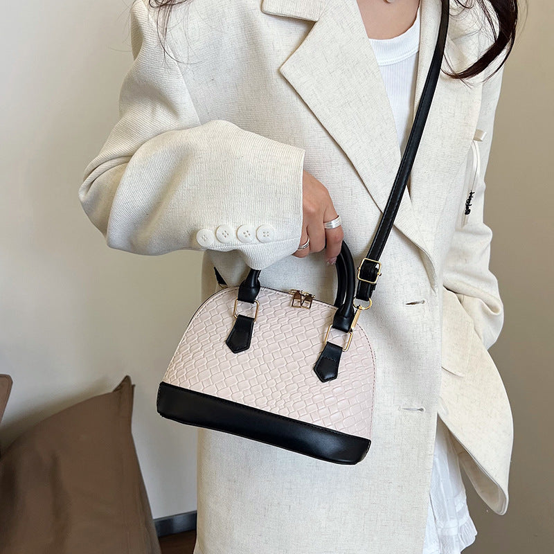 Women's Shell-Shape PU Leather Crossbody & Shoulder Bag | Casual Streetwear Handbag