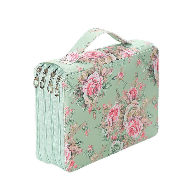200-Compartment Art Supply Organizer Tote Bag